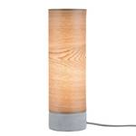 Tafellamp Skadi massief rubberboomhout / beton - 1 lichtbron