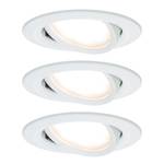 LED-inbouwlamp Nova II aluminium - 3 lichtbronnen - Wit