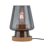 Tafellamp Iben transparant glas / kurk - 1 lichtbron