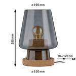 Lampe Iben Verre clair / Liège - 1 ampoule