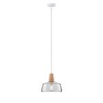 Hanglamp Ylvie transparant glas / aluminium - 1 lichtbron