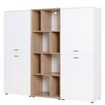 Highboard Coruna II Wit/Grandson eikenhouten look