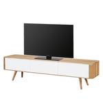Tv-meubel Loca V deels massief wild eikenhout - Wild eikenhout - 180 x 55 cm