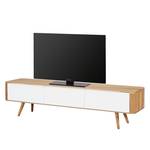 Tv-meubel Loca V deels massief wild eikenhout - Wild eikenhout - 180 x 42 cm