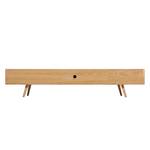 Tv-meubel Loca V deels massief wild eikenhout - Wild eikenhout - 225 x 42 cm