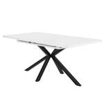 Table Jurien (Avec rallonge) - Blanc - Noir