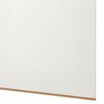 Porte-manteaux mural Loveno III Blanc - Largeur : 80 cm