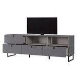 Meuble TV Mamiko II Graphite - Largeur : 195 cm