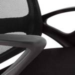 Bureaustoel Douglin mesh/kunststof - Zwart/zilverkleurig