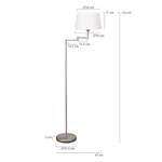 Lampadaire Mexlite IV Tissu mélangé / Fer - 1 ampoule