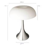 Lampe Ancilla II Verre dépoli / Aluminium - 1 ampoule