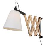 Wandlamp Mexlite IX textielmix / massief beukenhout - 1 lichtbron