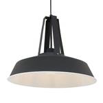 Hanglamp Mexlite XV staal - 1 lichtbron - Zwart