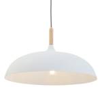 Hanglamp Mexlite XVIII aluminium / massief beukenhout- 1 lichtbron