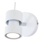 LED-wandlamp Natasja staal - Wit