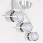 LED-plafondlamp Natasja I staal - Zilver - Aantal lichtbronnen: 3