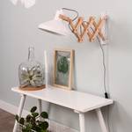 Wandlamp Woody staal / massief grenenhout - 1 lichtbron