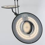 LED-hanglamp Zenith II staal - 2 lichtbronnen - Zwart