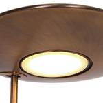 LED-staande lamp Zenith I staal - 2 lichtbronnen - Bruin