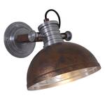 Wandlamp Brooklyn staal - 1 lichtbron - Bruin