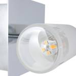 LED-Deckenleuchte Halleux II Glas / Stahl - 2-flammig