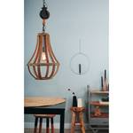 Hanglamp Liberty Bell massief hout / ijzer - 1 lichtbron