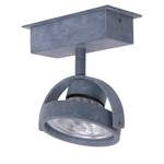 LED-plafondlamp Mexlite II aluminium - Grijs - Aantal lichtbronnen: 1