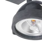 Plafonnier LED Mexlite II Aluminium - Gris - Nb d'ampoules : 1