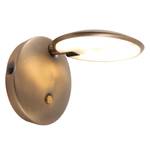 LED-wandlamp Zenith ijzer / plexiglas - 1 lichtbron - Bruin