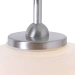 LED-wandlamp Bollique melkglas / ijzer - 2 lichtbronnen