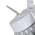 Plafonnier LED Mexlite II Aluminium - Blanc - Nb d'ampoules : 1