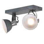 LED-Spot Brooklyn Eisen / Aluminium - 1-flammig - Grau - Flammenanzahl: 2