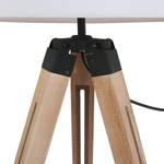 Staande lamp Staad textielmix / massief hout - 1 lichtbron - Wit