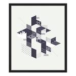 Bild Labyrinth Buche massiv / Plexiglas - 52 x 62 cm