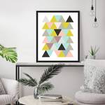 Bild The Colored Forest Buche massiv / Plexiglas - 52 x 62 cm