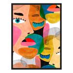 Tableau déco The Face Hêtre massif / Plexiglas - 62 x 82 cm