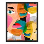 Tableau déco The Face Hêtre massif / Plexiglas - 42 x 52 cm