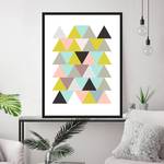 Bild The Colored Forest Buche massiv / Plexiglas - 62 x 82 cm