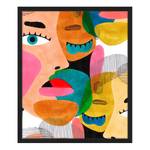 Tableau déco The Face Hêtre massif / Plexiglas - 52 x 62 cm
