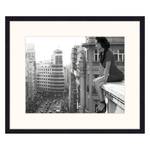 Bild Vintage City Buche massiv / Plexiglas - 62 x 52 cm