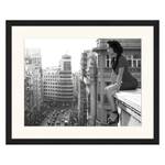 Bild Vintage City Buche massiv / Plexiglas - 52 x 42 cm