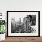Afbeelding Vintage City Massief beukenhout/plexiglas - 52 x 42 cm