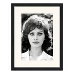 Tableau déco Sophia Loren Hêtre massif / Plexiglas - 32 x 42 cm