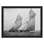 Tableau déco Antique Sailing Boats Hêtre massif / Plexiglas - 42 x 32 cm