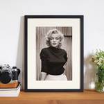 Bild Marilyn Monroe III Buche massiv / Plexiglas - 32 x 42 cm