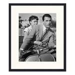 Bild Audrey and Greg in Roman Holiday Buche massiv / Plexiglas - 52 x 62 cm