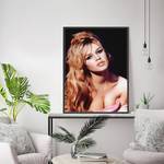 Bild Brigitte Bardot Buche massiv / Plexiglas - 62 x 82 cm