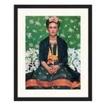 Tableau déco Frida Kahlo en Vogue Hêtre massif / Plexiglas - 42 x 52 cm