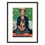 Afbeelding Frida Kahlo en Vogue Massief beukenhout/plexiglas - 62 x 82 cm