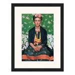 Tableau déco Frida Kahlo en Vogue Hêtre massif / Plexiglas - 32 x 42 cm